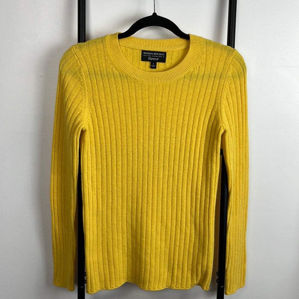 Banana Republic by Filpucci wool blend sweater crew neck pullover women size S